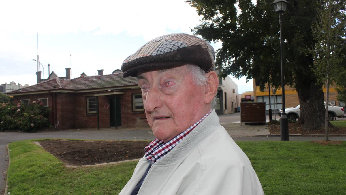 VISION RESTORED: Goulburn Man John Ings was out and about on Friday, walking unassisted, with the help of his new eye - made from one of his teeth. Photo David Cole.