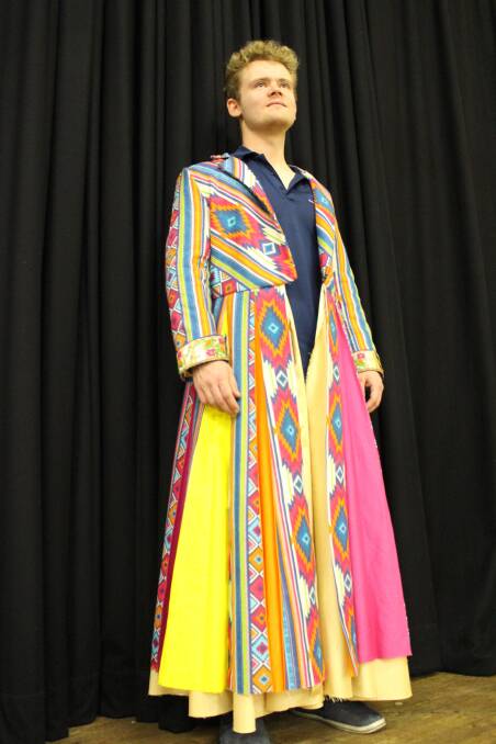 TALENT: Nathanael Patterson as Joseph in the Rocky Hill Musical Theatre Company's production of oseph and the Amazing Technicolour Dreamcoat. 