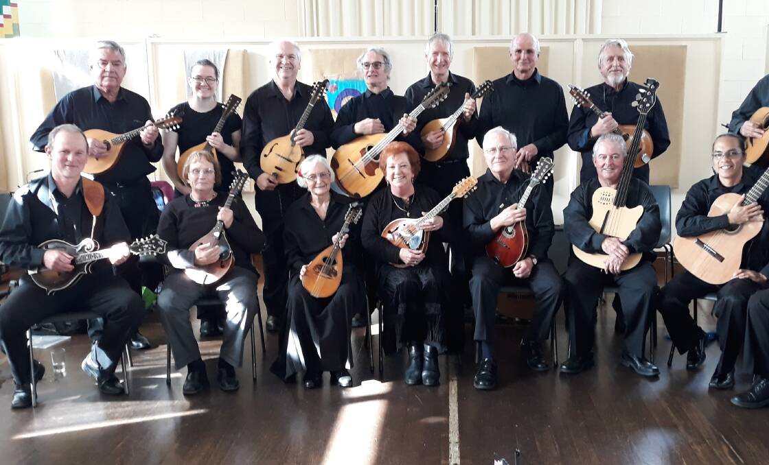 MANDOLIN orchestra: The Canberra Mandolin Orchestra play at the Hume Conservatorium on October 18. 