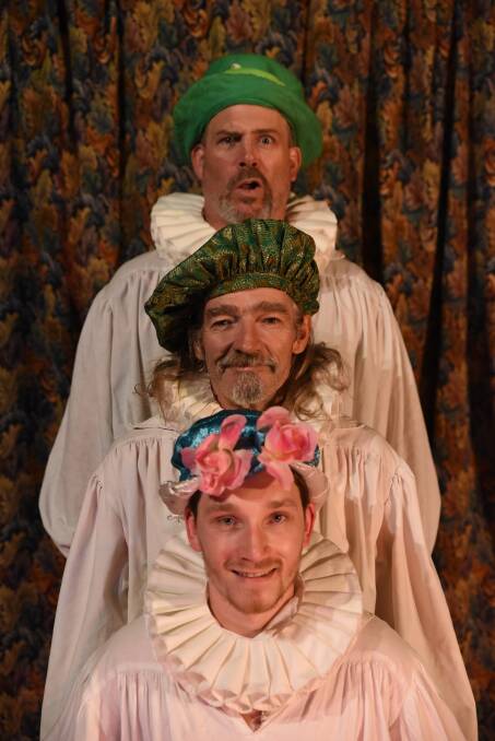 Some scenes from the Complete Works of William Shakespeare (Abridged). Photos Danny Scott. 