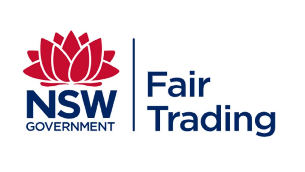 NSW Fair Trading issues warning