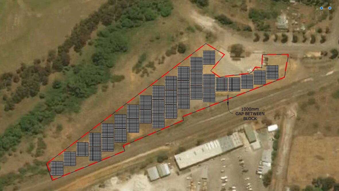 SOLAR FARM: The site of the proposed Goulburn Solar Farm in Bridge St