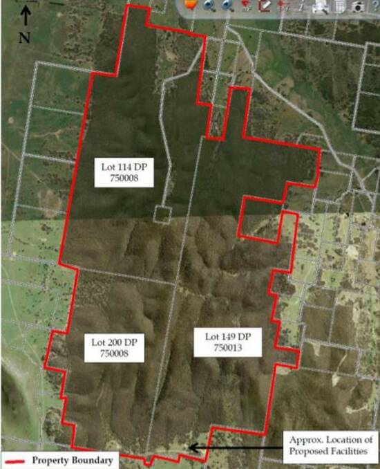 REFUSED: The proposed firing range on Lots 114 and 200 DP750008 and Lot 149 DP750013, 2153 Collector Rd, Currawang has been knocked back by the QPRC. Image supplied. 