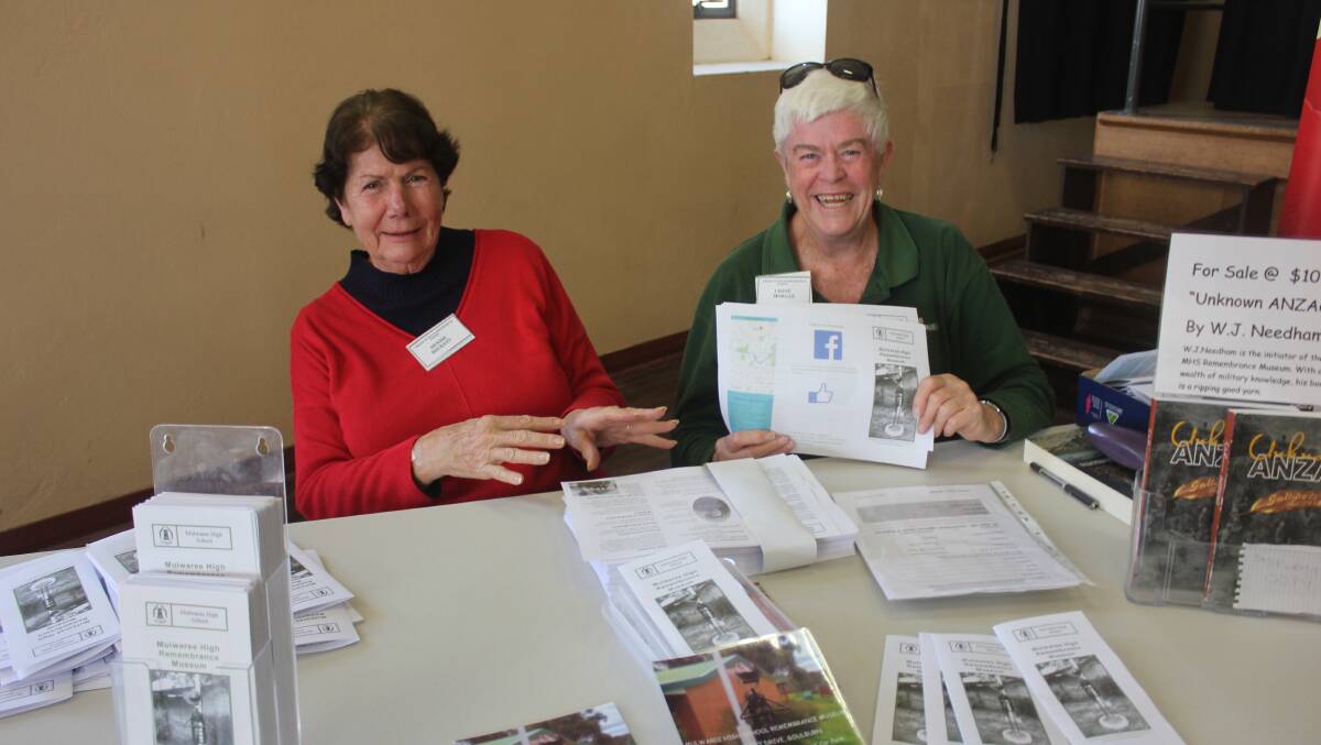 Denise Beckett and Leone Morgan from the Mulwaree Remembrance Museum