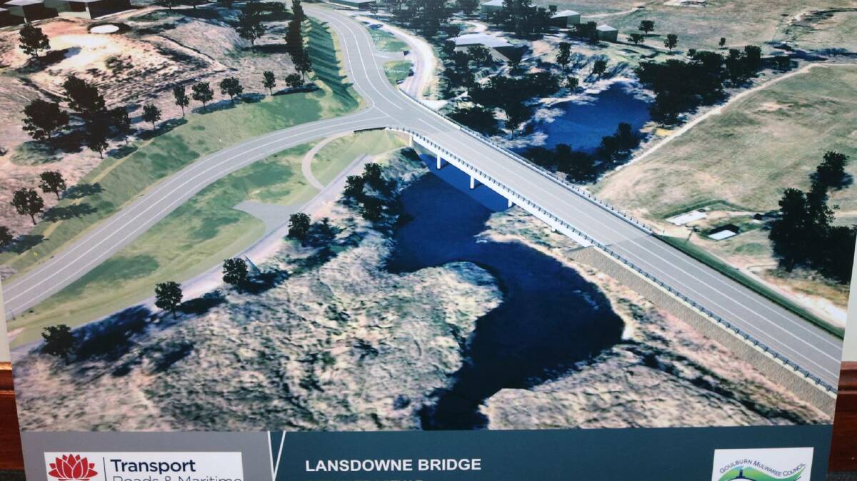 The new bridge design. 