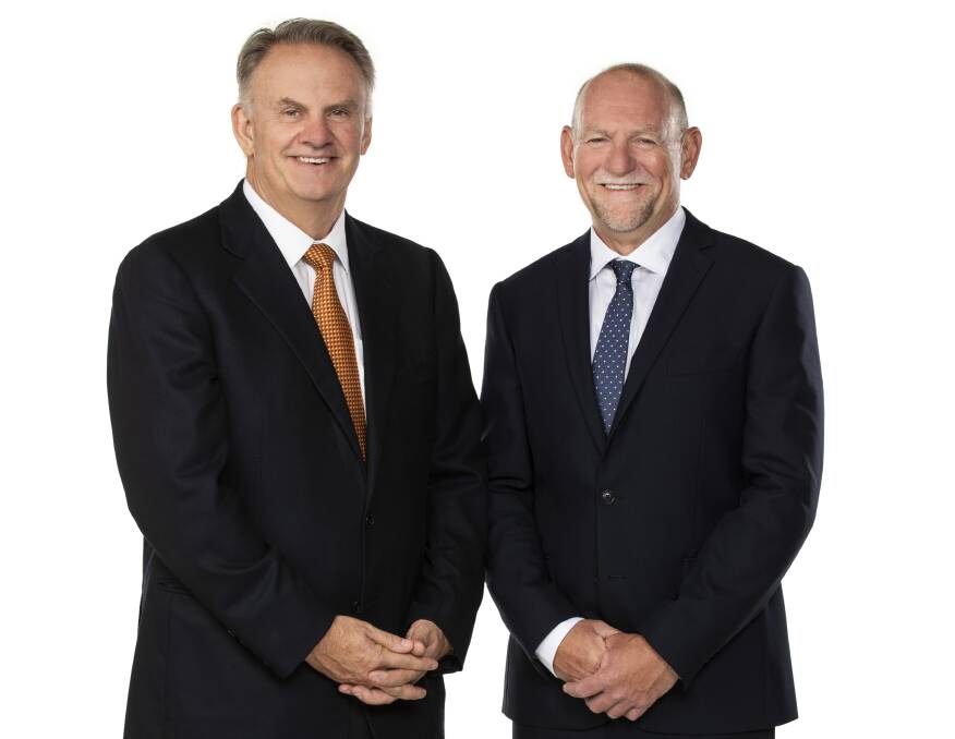 TEAM: NSW One Nation leader Mark Latham and Upper House candidate from Goulburn Rod Roberts. Photo supplied. 
