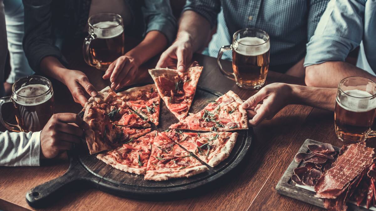 Many would say a pale lager is the drink to have with pizza, but try something new. Picture Shutterstock