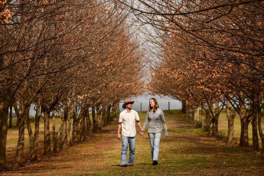 New Life: Timothy and Ina moved from Brisbane to Lower Barrington to grow truffles. Picture: Scott Gelston.