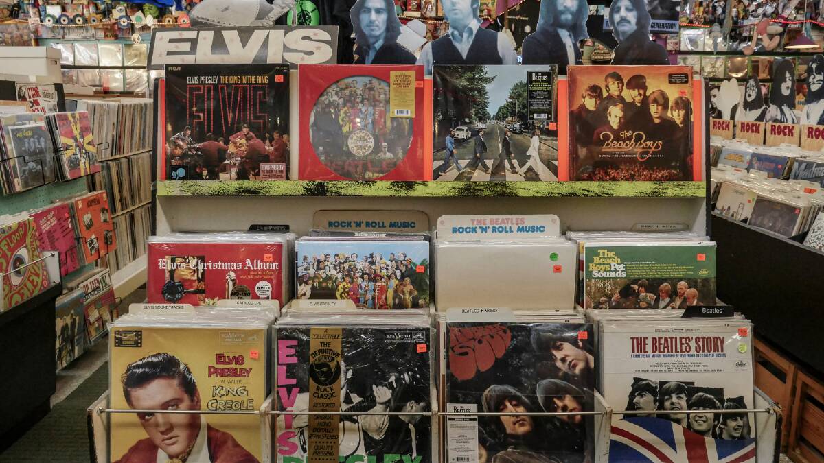 While musicians stand to make relatively little from streaming services, they rely heavily on tours and merchandise like vinyl. Photo: File