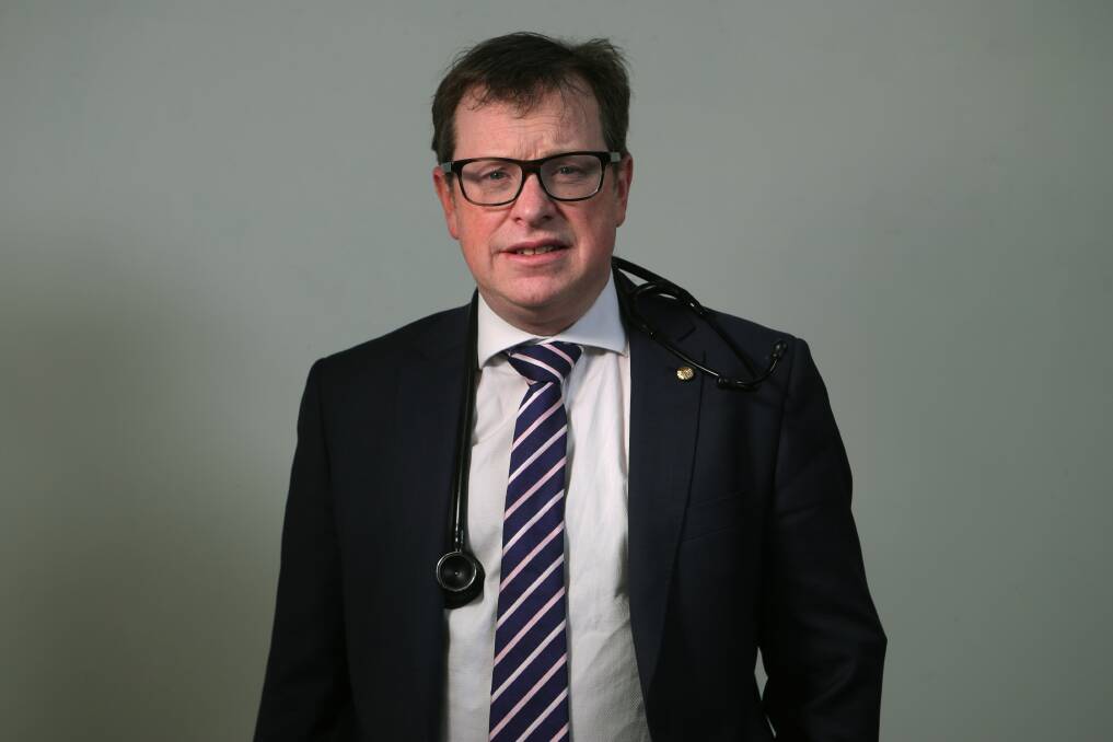 Get rid of it: Dr Andrew Jones, Head of the Department of Respiratory Medicine at Wollongong Hospital, says if you're living in a home with mould, every effort should be made to remove it. Picture: Sylvia Liber