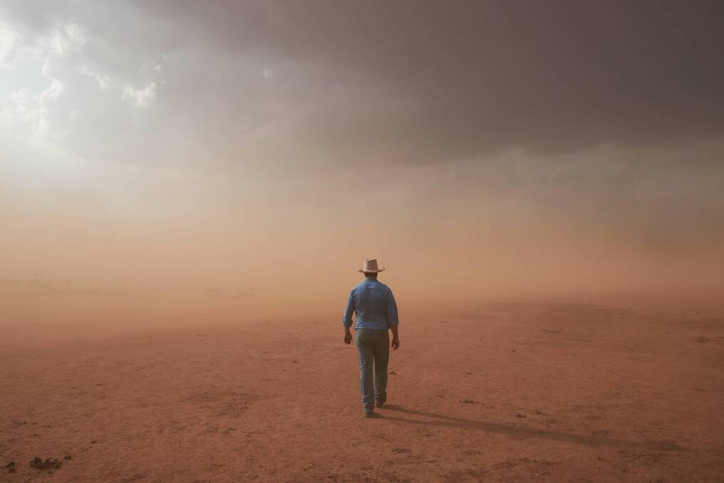 WINNING IMAGE: "Drought story" by Joel Pratley was chosen from 79 short-listed works, amongst a total of 3000 entries. Picture: Courtesy of the artist