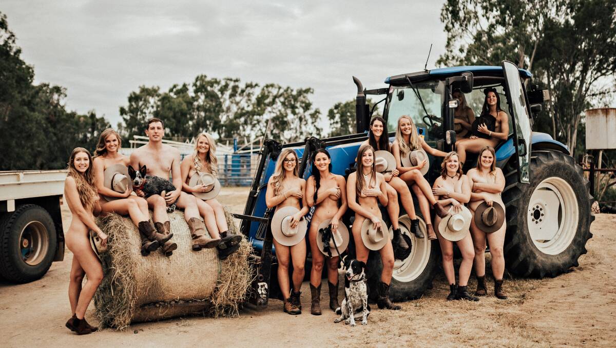 The very cheeky calendar shot by a group of vet students 
