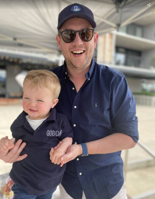 BACK IN THE WATER: GoBoats owner Nick Tyrrell says he can't wait to spend more time with his one-year-old son and get back out on the lake. Photos: Supplied.