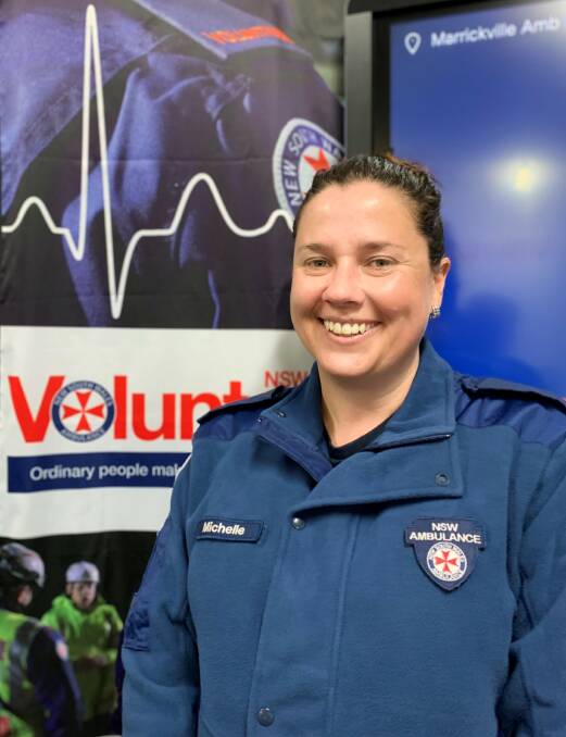 EMERGENCY SERVICES: Michelle Rawlinson is nominated for her work with NSW Ambulance volunteers. Photo supplied. 