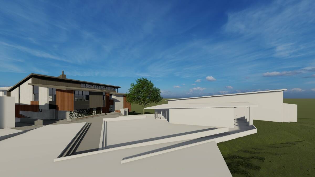 EDUCATION: The first designs for the new hall at Yass High School. Photo supplied