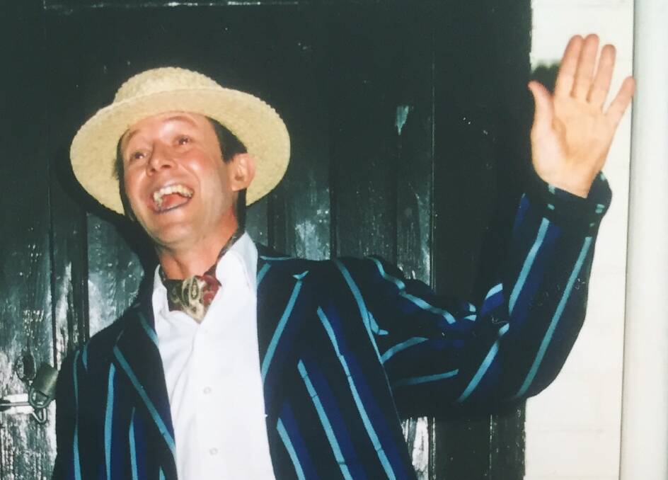 Showman: Kenneth Wheelwright in a 1990s music hall production. CADS will present Back To Those Music Hall Days in June. Photo supplied