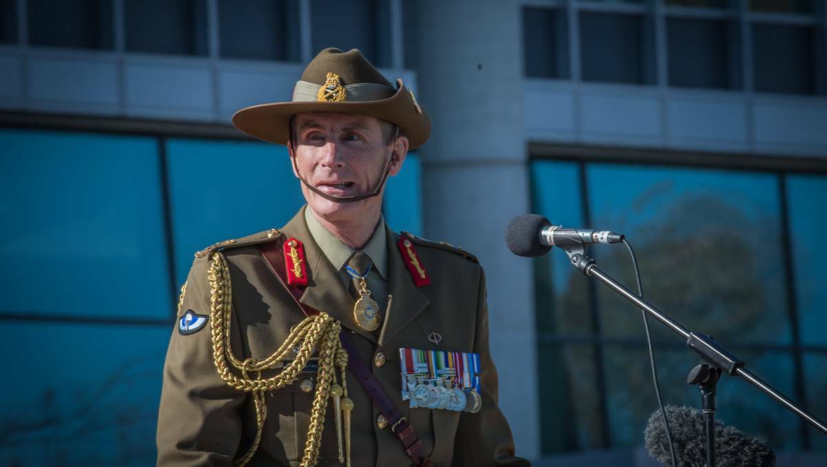 Australian Defence Force chief Angus Campbell. Picture: Karleen Minney