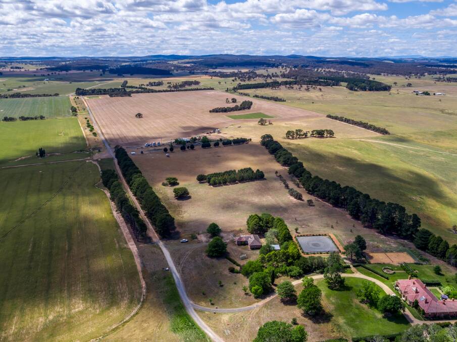 1100 acre farm and estate: The auction for Trentham (3737 Braidwood Road Goulburn) will be held at 11am Friday February 22.
Agent: Elders Real Estate Goulburn, David Medina, 0419 772 233.