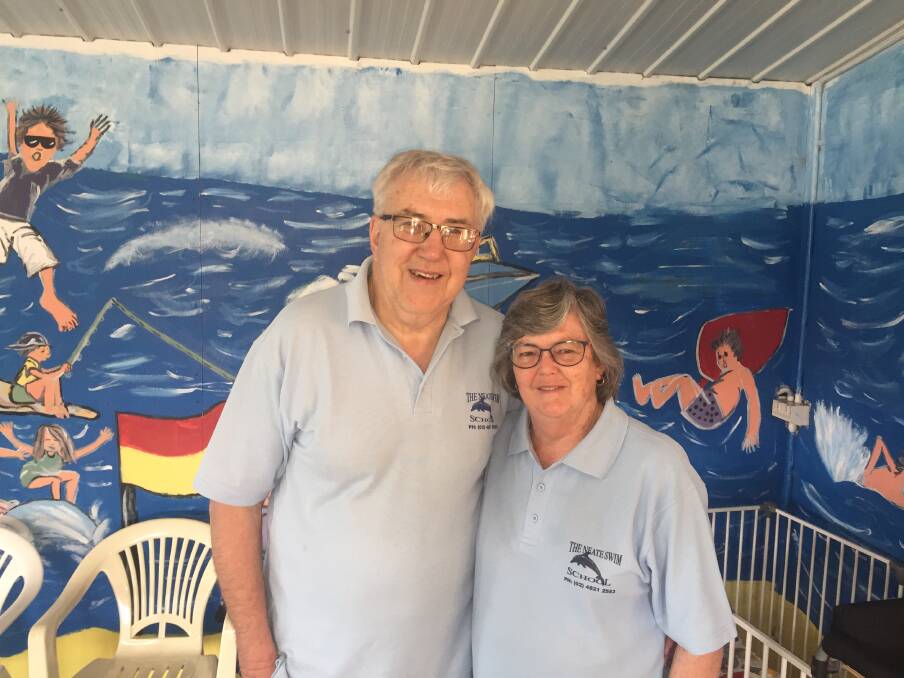 Local business success: Jenny Neate has been a swim instructor since the age of 15. Jenny and Ron's private swim school celebrates 22 years today.