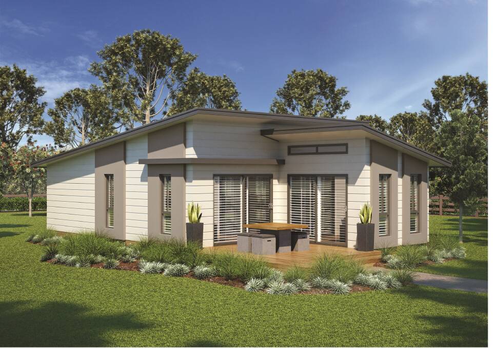 The installation process for a modular home only takes two days, allowing you to be in your new home much sooner. Photo - Supplied.