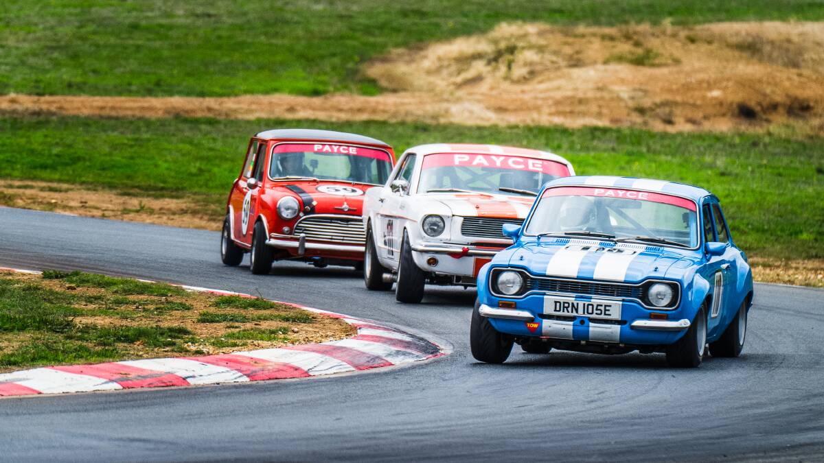 Lots to see: The Spring Festival at Wakefield Park on September 22 and 23 will attract a large and varied grid of historic cars. Photo: Supplied.