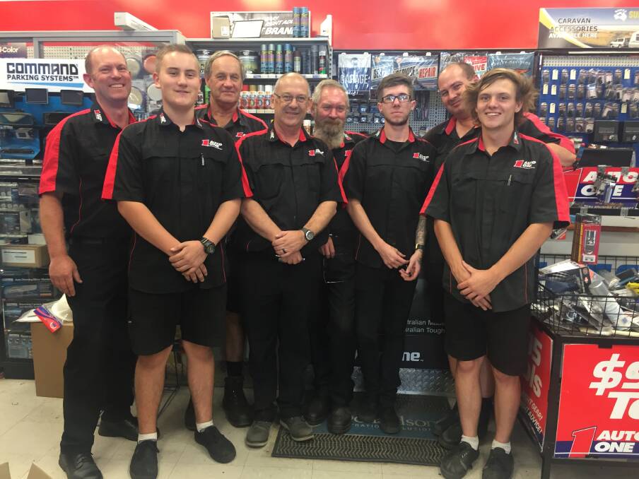 Great team: Auto One Goulburn currently employs nine people, and directors Scott and Darren state "The key to our success is our staff." 