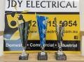 JDY Electrical took the same Business 2580 Awards win for the third year running. Photo: Supplied