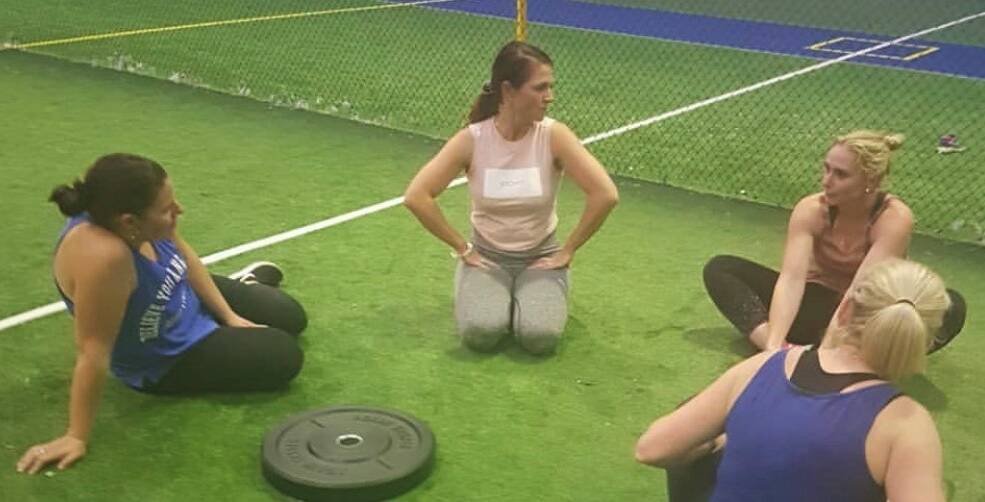 Ladies only: Bec Turner's 10 week Girl's Squad fitness course will also recommence at Tully straight after the school holidays. Photos: Supplied.