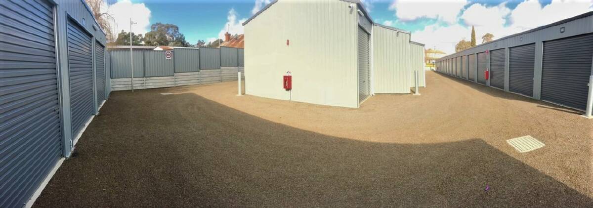 Easy access: Premier Self Storage is laid out with a loop road so you don't need to worry about reversing. It is also very secure. Photo: Supplied.