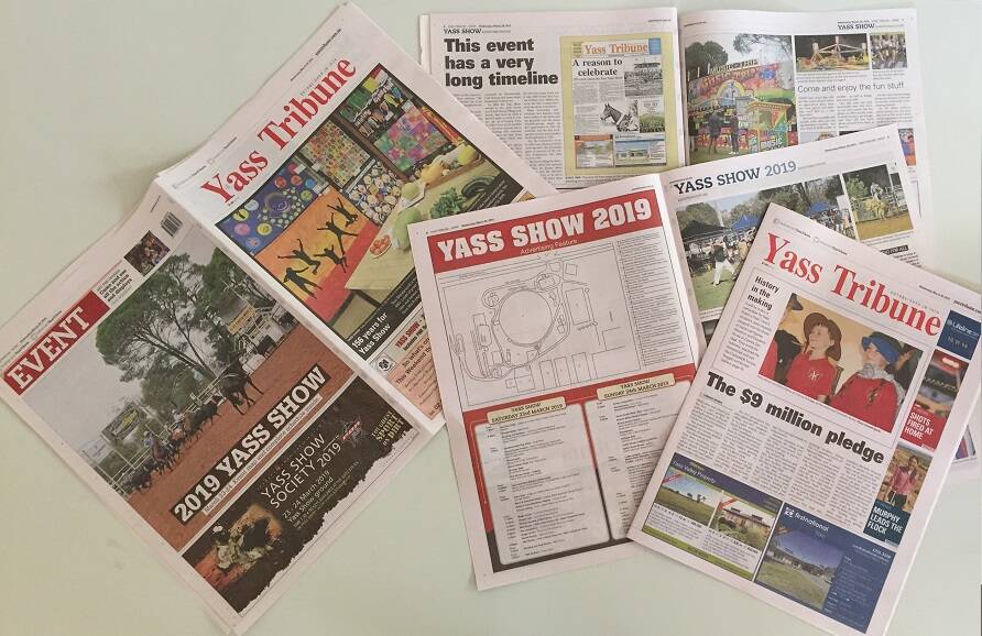 For a hard copy of our Yass Show wrap, inclusive of the map and schedule, grab today's (March 20, 2019) edition of the Yass Tribune.
