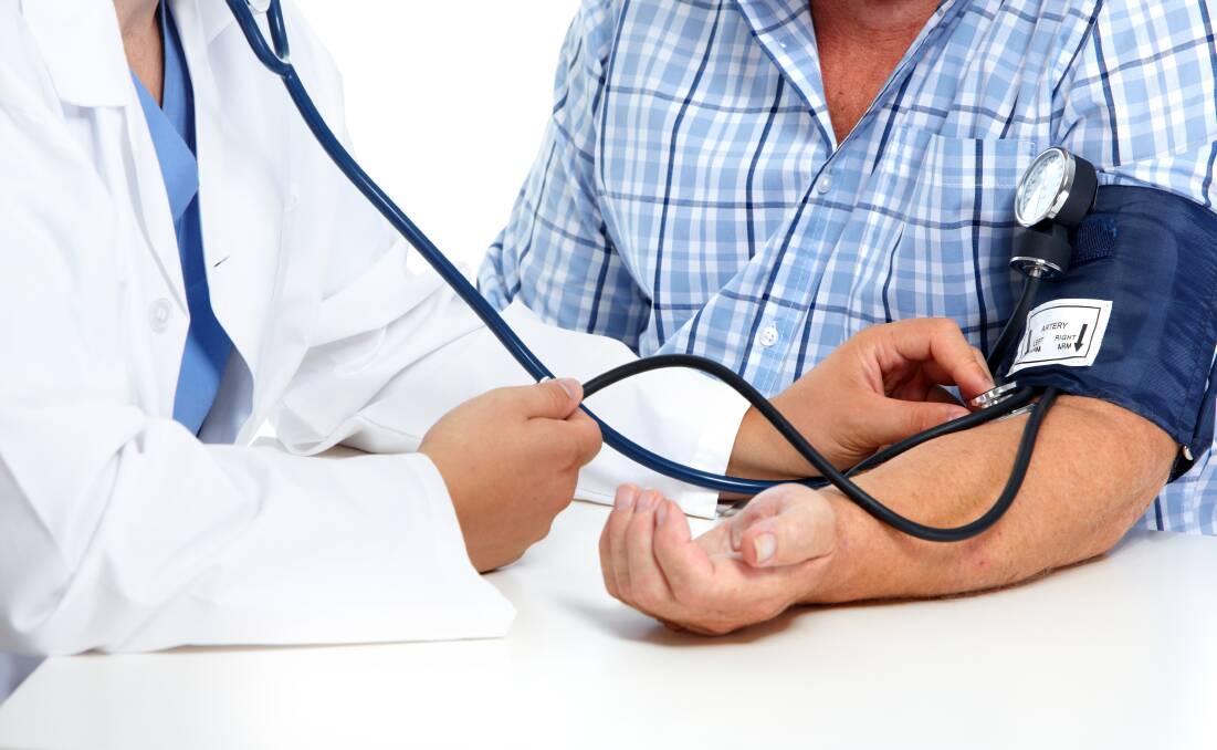 Monitoring: High blood pressure is one of the main risk factors for heart, kidney and blood vessel disease, and for stroke. Regular checks by a medical professional will detect any changes. Photo: Shutterstock.