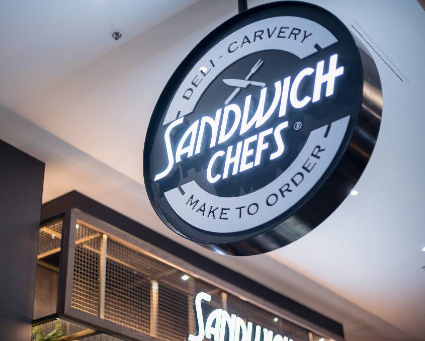 Take a look: Local franchise owners Melissa and Bob Brown have opened a new Sandwich Chefs deli-carvery in Goulburn Square today. Photo: Supplied. 