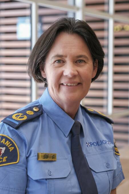 Tasmania Police's current acting Deputy Commissioner Donna Adams. 