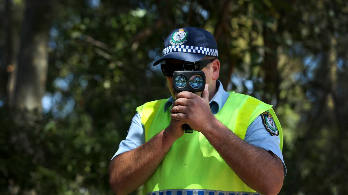 Double demerits will apply for all speeding, seatbelt, mobile phone and motorcycle helmet offences from Wednesday to Sunday. File picture by Marina Neil.