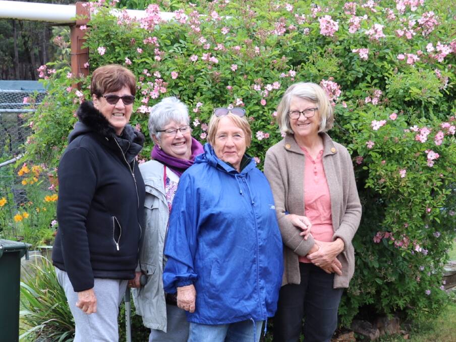 Argyle Garden Club members Eileen Woodward, Glenys Gordon, Margaret Murdoch and Margaret Wilkes.