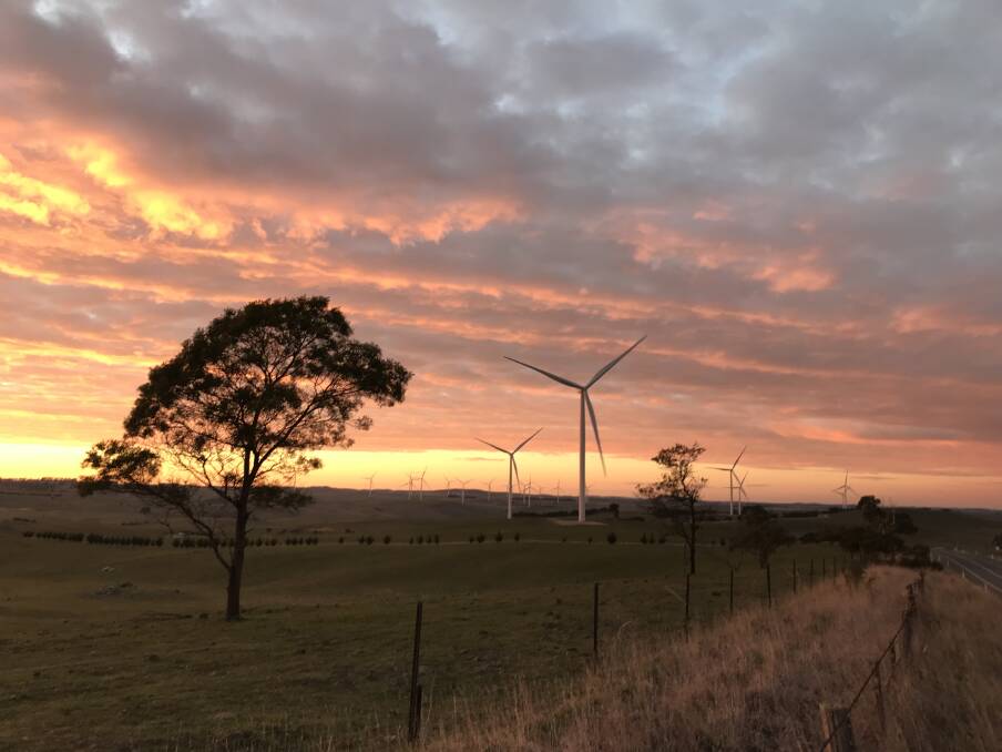 BIG WHEELS: You can check out Crookwell II Wind Farm's 28 turbines with their massive 130 metre diameter rotors.