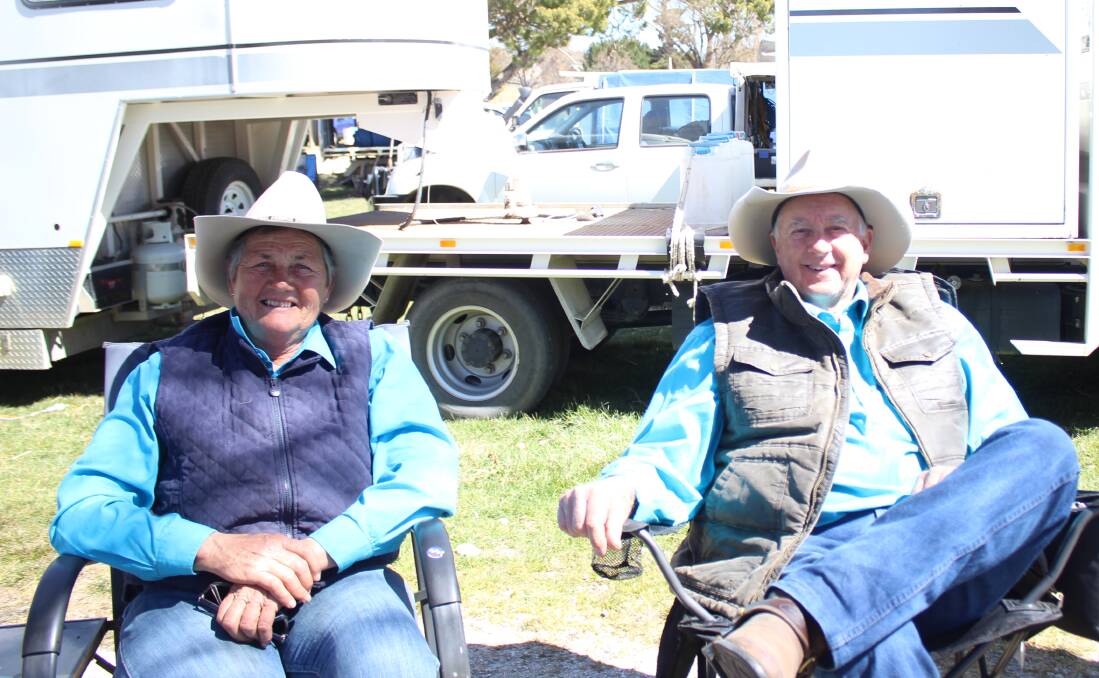ON THE TEAM: Kate Chinnick and Owen Parker were members of the Yass Show Society Team who competed in the Team Sorting at Taralga.     