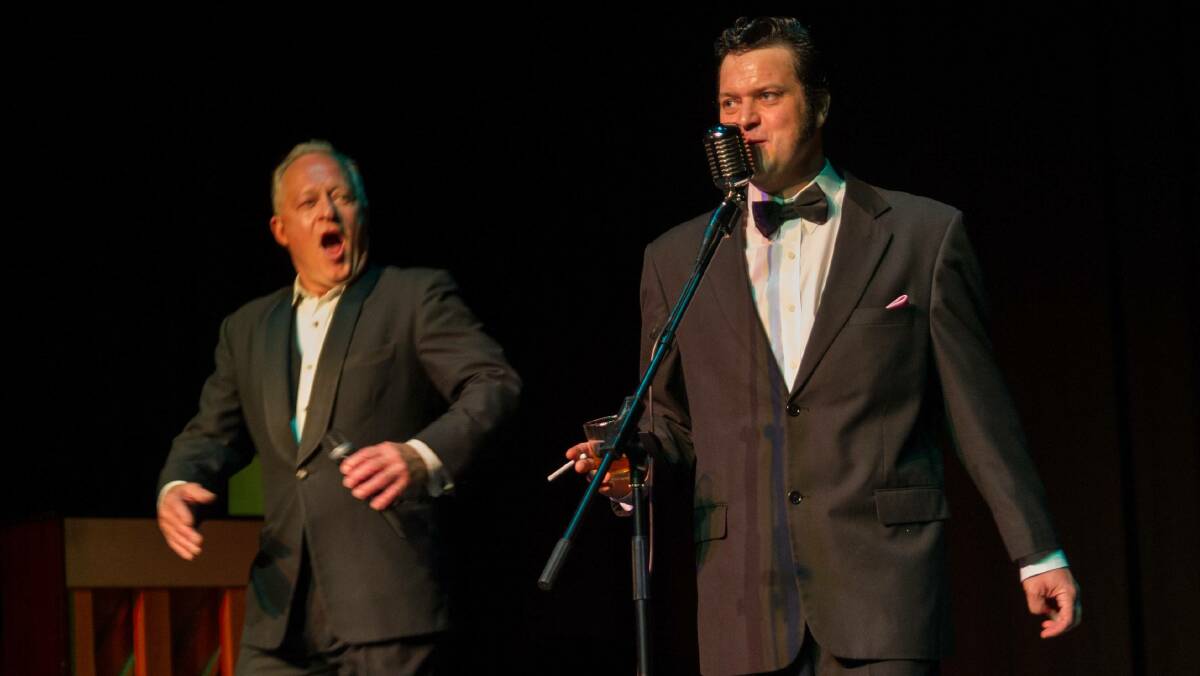 SWING ALONG: Tony Haley and Andrew Leonard bring the Rat Pack back to life in their show.