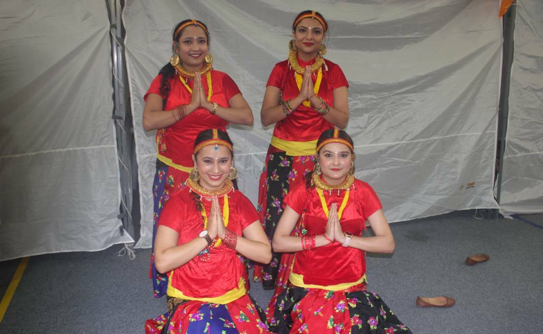 Goulburn Nepalese Dancers at this year's Multicultural Festival.