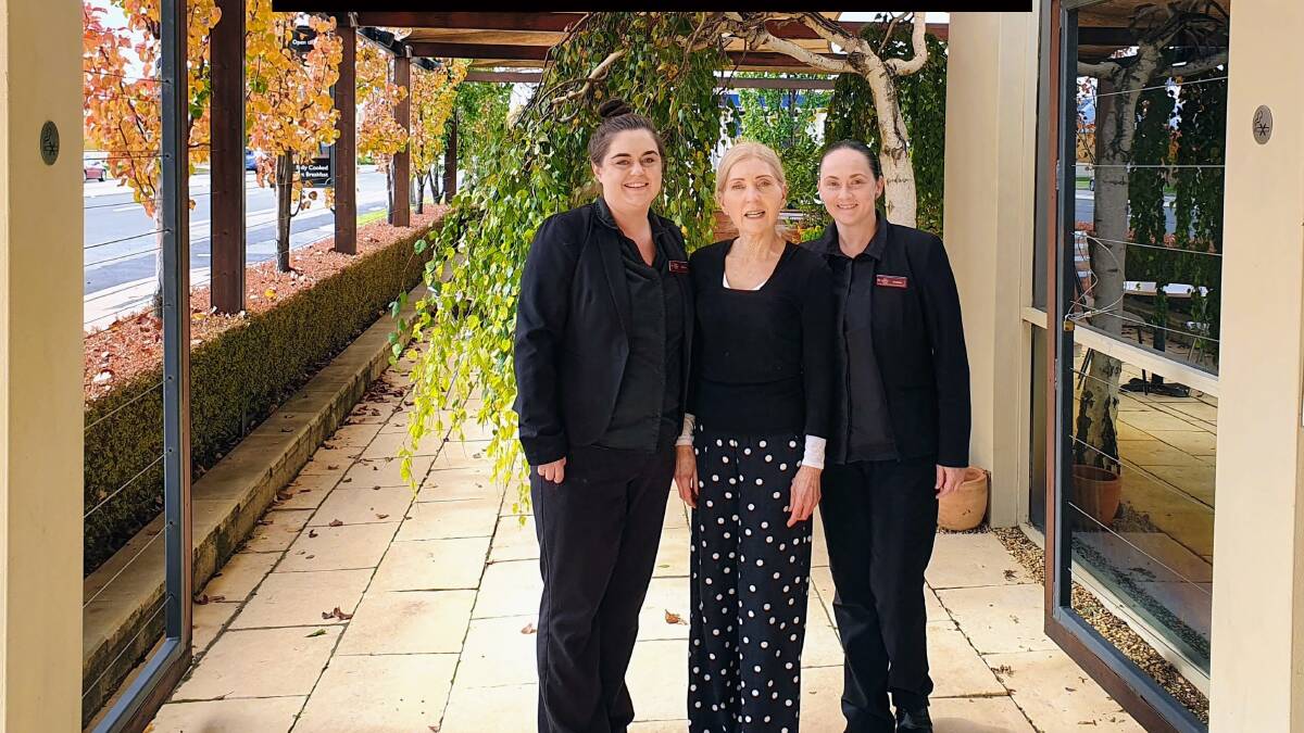 EXCITED: Cascades Restaurant staff members Emma Backhouse, Vicki Rabjohns and Debbie Perkins can't wait to welcome customers back.