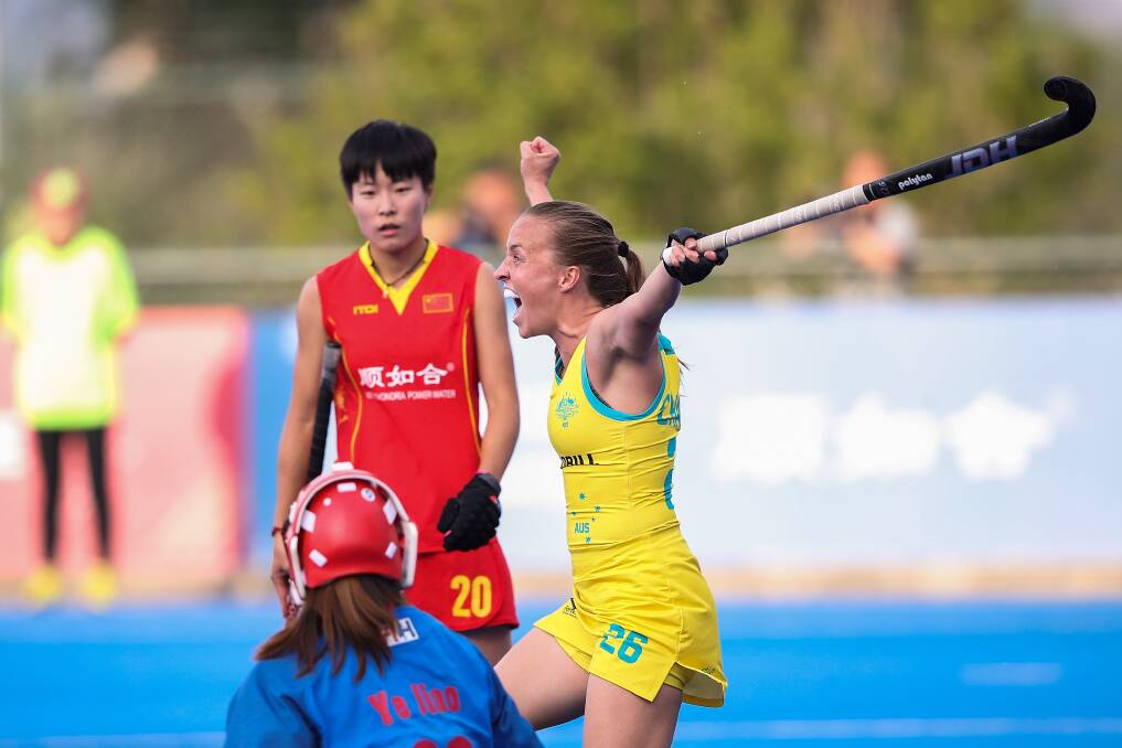Crookwell's Emily Chalker scored 88 goals in her 11-year Hockeyroos career. Picture: Getty Images 