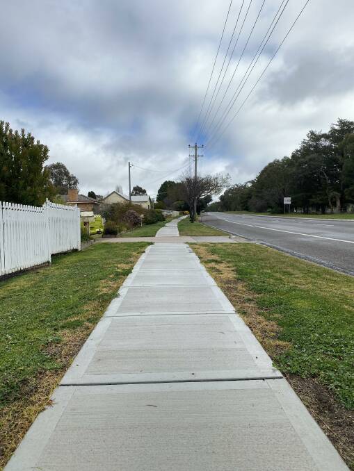 PATH PERFECT: A new footpath completed last financial year in Addison Street, Goulburn. A number of other footpaths are about to get the same treatment.