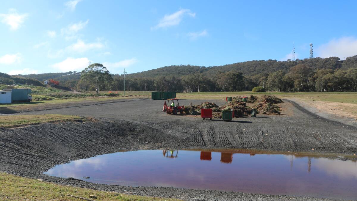 MULCH BETTER: A new green waste pad at the Goulburn Waste Management Centre reduces the time it takes to break down organic waste to mulch. Photo: supplied