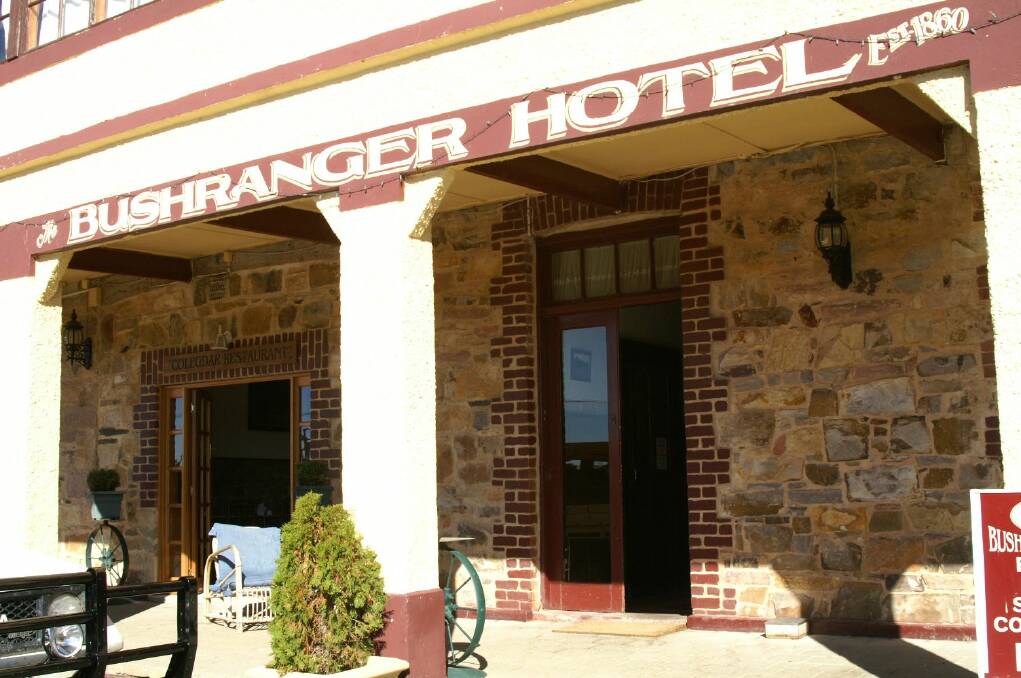 GHOST TOWN: The Bushranger Hotel is said to be haunted by a former publican, but he is considered friendly.