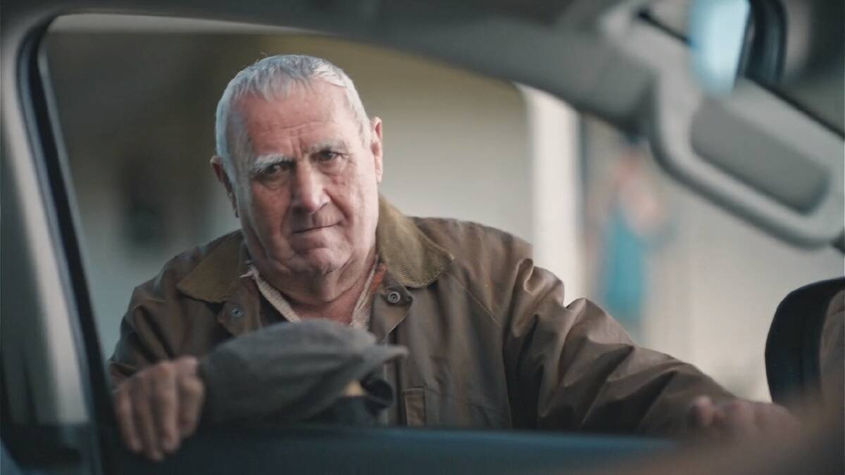 Robertson's Nathan Waters in the Mitsubishi Triton ad.