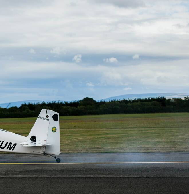 Emergency landing at Goulburn Airport on Monday evening
