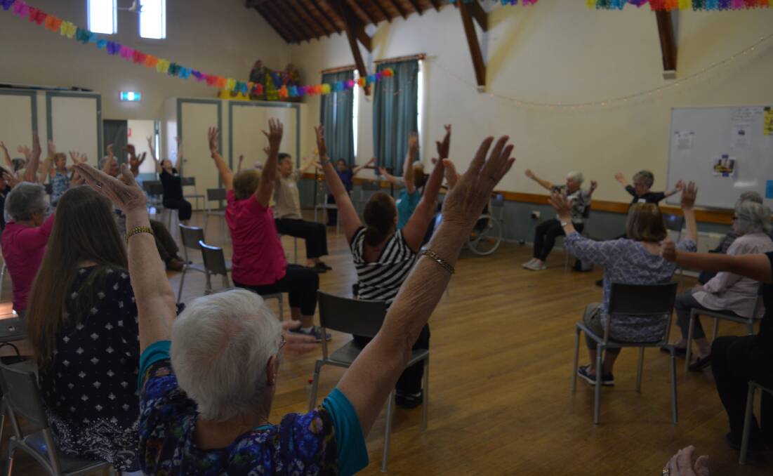 PUT YOUR HANDS UP: The Seniors Festival kicks off next Monday with a chance to enjoy a Dance for Wellbeing session.