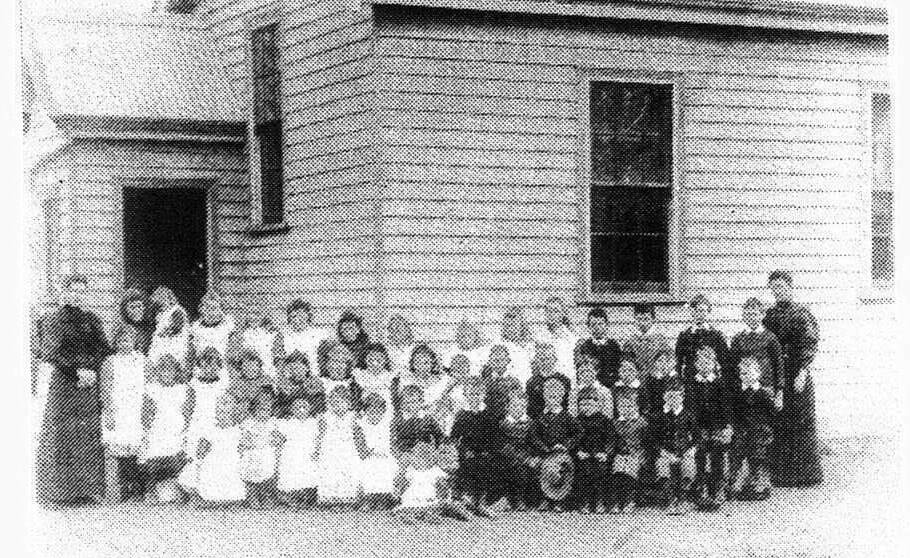 Pine Lodge School, which was built in response to petitioning by William Oram and others.