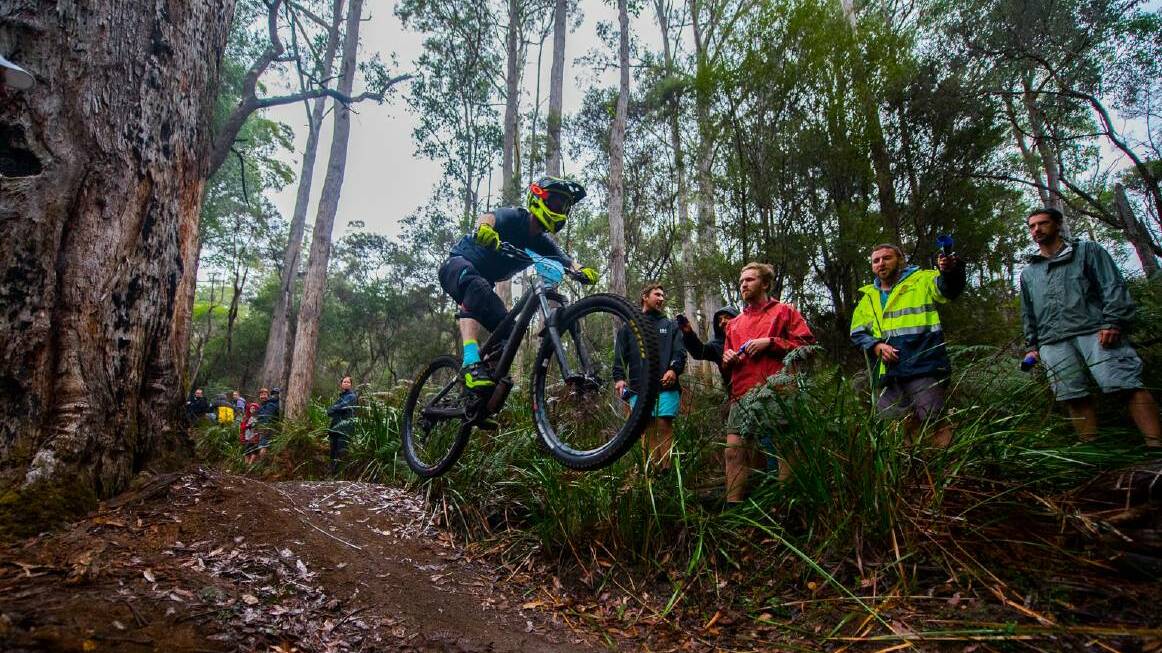 Derby in Tasmania reinvented itself as a mountain bike tourist trap. 