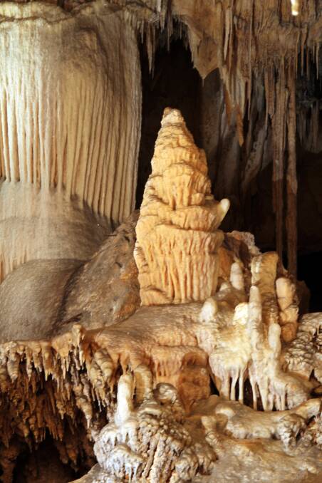 DEEP WITHIN: Wombeyan Caves feature vast caverns adorned with striking and delicate formations in a range of sizes, shapes and textures.